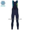 Completo Maglia ML + Pantaloncino con bretelle ML 2022 Tour de France Winter Invernale Blu Scuro